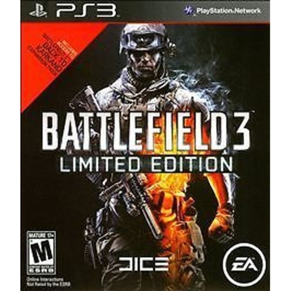 Battlefield 3 Limited Edition (Sony PlayStation 3, PS3) Tested W/Pic, Disc Only
